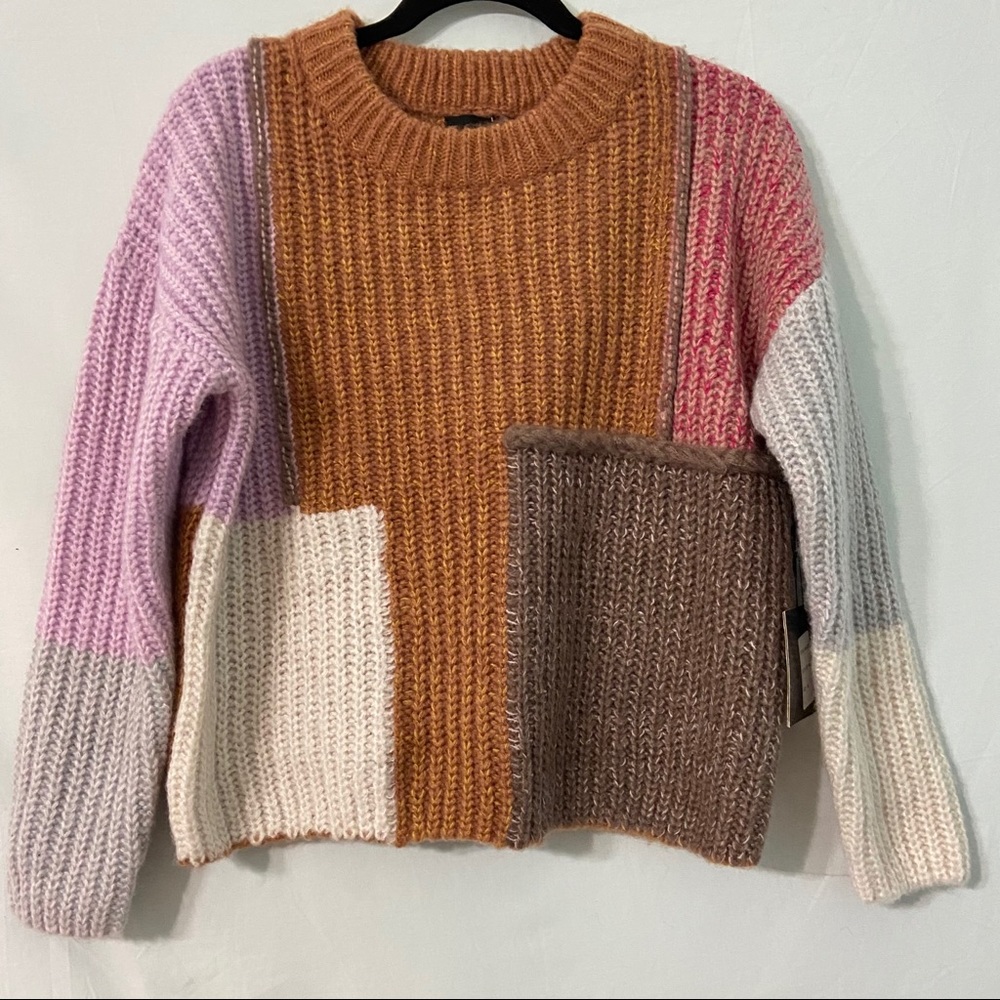 Cliche Patchwork Oversized Sweater